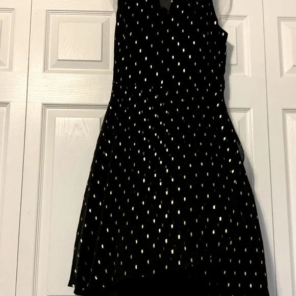 White House Black Market Metallic-Jacquard Dress - Picture 6 of 8